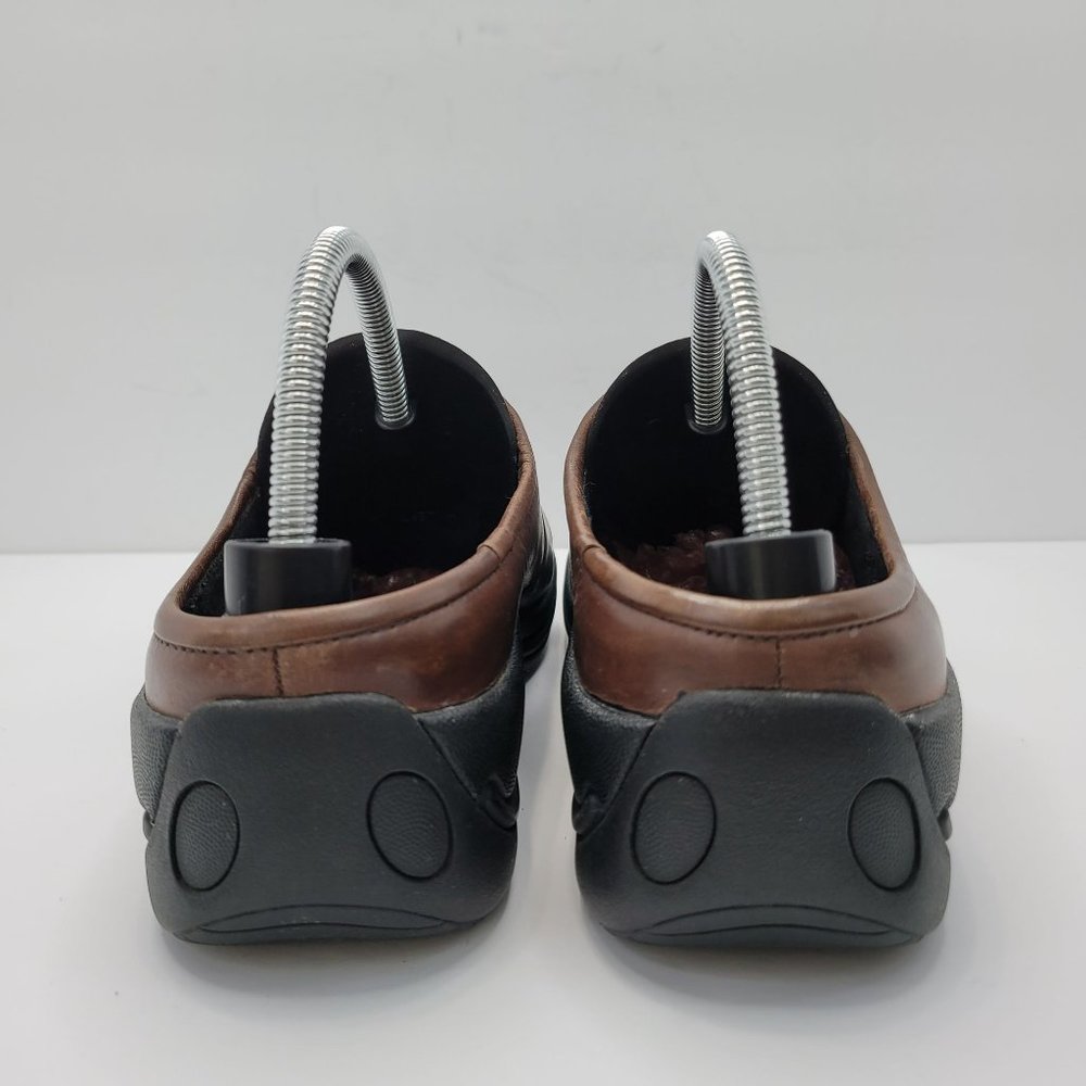 Dansko Clog Women's Leather Slip On Black Brown 4041-020200 US 10 EU 41 - Picture 4 of 8